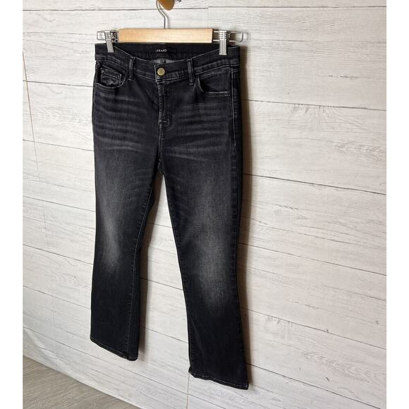 J Brand Jeans Womens Size 27 Faded Black Selena Bootcut Cotton Blend Stretch - Picture 4 of 16